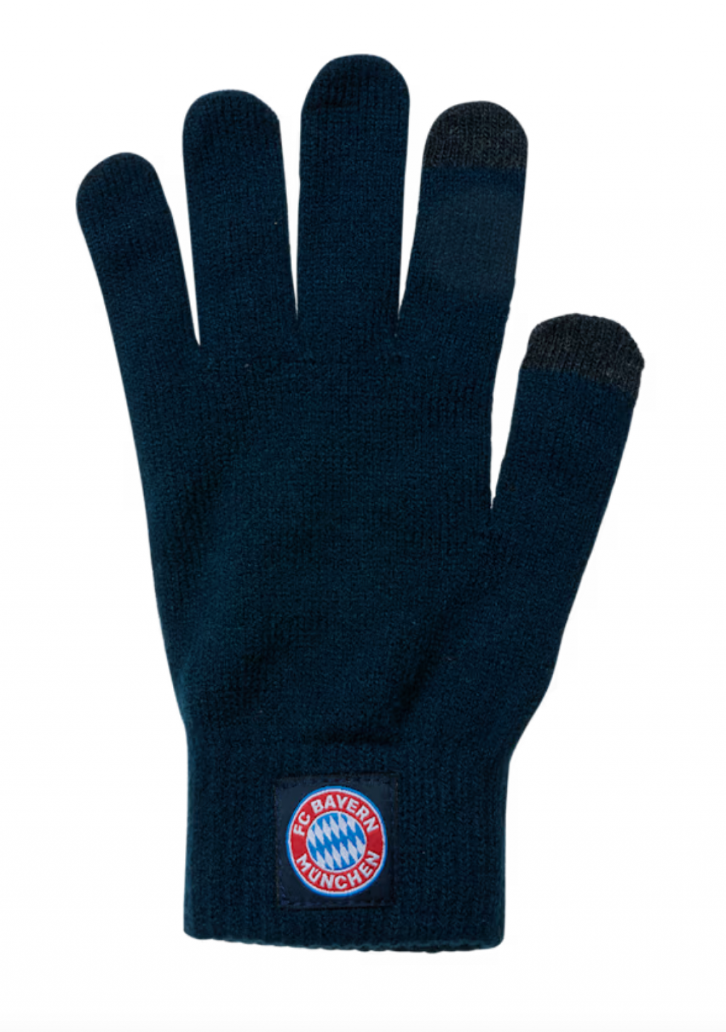 Unisex pletená rukavice FC Bayern München, tmavě modré