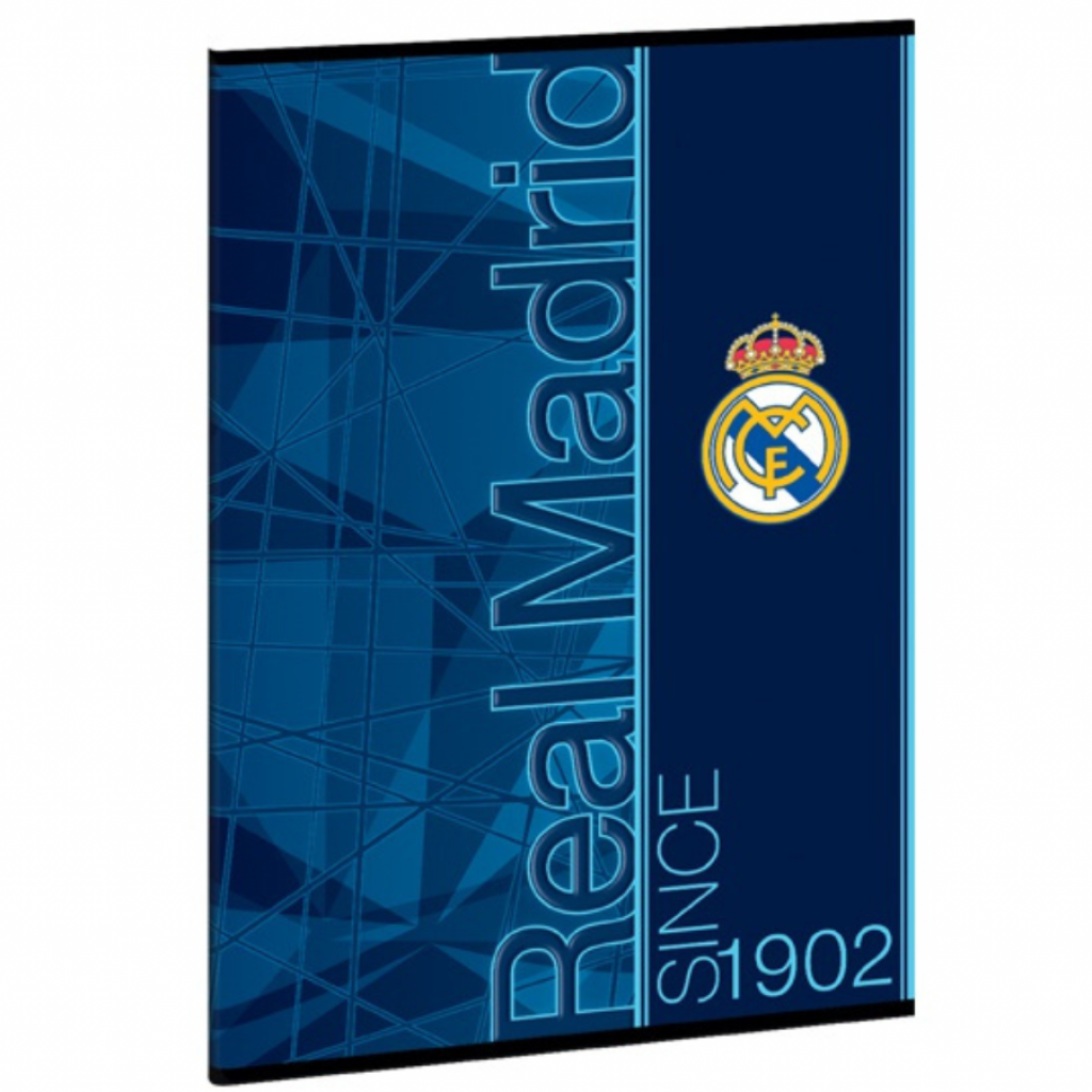 zošit A4 REAL MADRID- BLUE linajkovaný 5ks