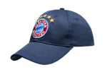 Detská šiltovka s logom 5 hviezdičiek FC Bayern München, modrá