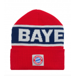 Detská zimná čiapka FC Bayern München, biela / červená / modrá