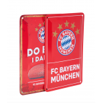 Kovová tabule sada 2 ks Red FC Bayern München