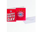 Narozeninová pohlednice a pozvánka FC Bayern München s obálkou