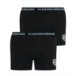 Pánske boxerky set 2 ks FC Bayern München, čierne