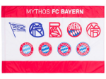 Zászló Logo Historia FC Bayern München - 150 x 100 cm
