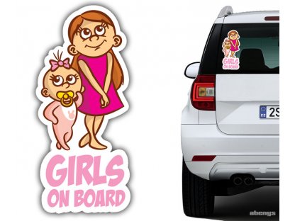 Autolevonó GIRLS ON BOARD  - lányok