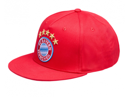 Gyermek Snapback sapka 5 csillagos logóval FC Bayern München, piros