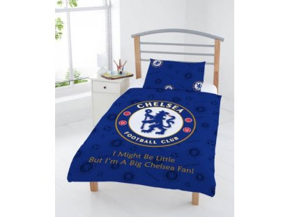 gyermek ágyneműhuzat garnitúra FC Chelsea - méret 120 x 150 cm, 42 x 62 cm, 50% pamut 50% poliester