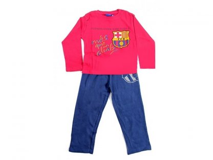 gyerek pizsama FC BARCELONA hosszú - bordó