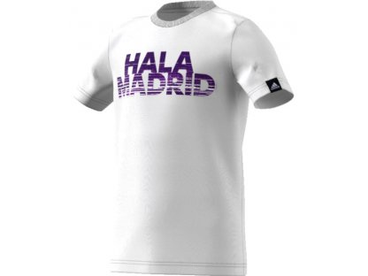 dětské triko adidas REAL MADRID - biele