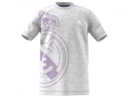 dětské tričko adidas REAL MADRID - šedé