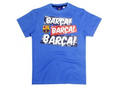 detské tričko FC BARCELONA - BARCA modré