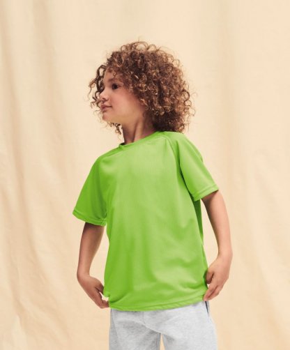 Dětské tričko funkční SPORT KIDS - biele