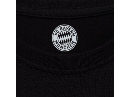 Detské tričko Glow in the dark FC Bayern München, v tme sviatiace, čierne 2