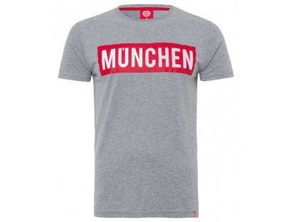 Detské tričko München FC Bayern München, sivé