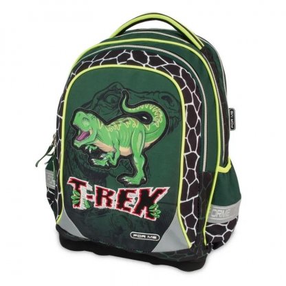 ergonomicky tvarovaná školní taška T-REX Dinosaurus