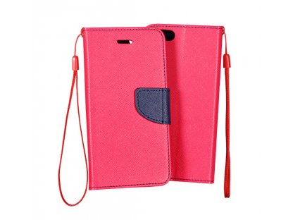 Flexi color book pouzdro na Xiaomi Redmi Note 3 - růžové - tmavě modré