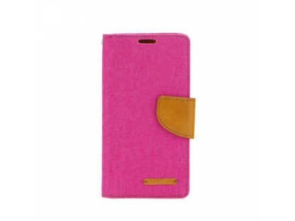 Flexi Jeans Book pouzdro na LG G4 Mini, G4C Mini, Magna - růžové - hnědé