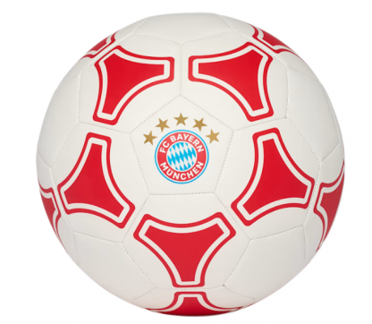 Futbalová lopta FC Bayern München biela