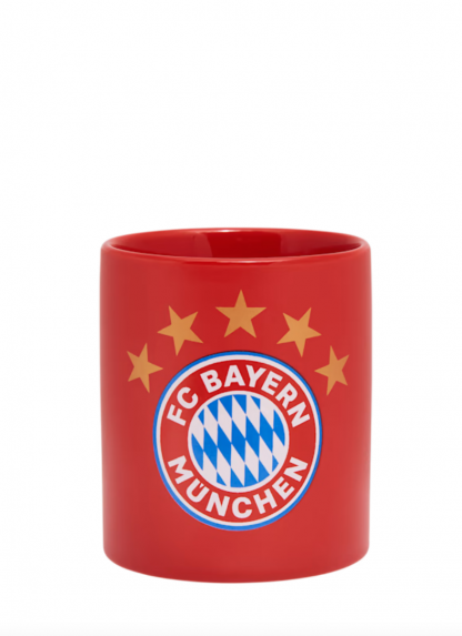 Hrnek s logem 5 hvězdiček, FC Bayern München, 0,3 l, červený 2