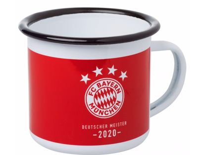 Hrnek Deutscher Meister 2020 FC Bayern München, 0,30 l, červený