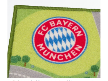 Koberec do dětského pokoje FC Bayern München - mapa města 2
