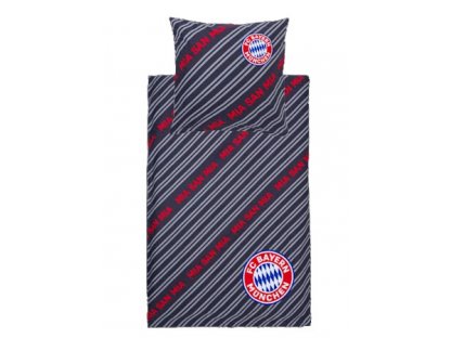 Ágyneműhuzat garnitúra FC Bayern München, antracit