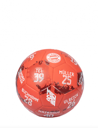 Mini futbalová lopta FC Bayern München Signature 2023-24 2