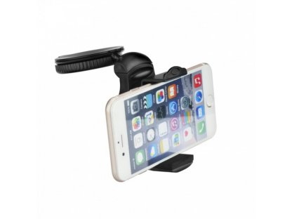mini uni držák na smart telefony - MINI 360, černý - do auta