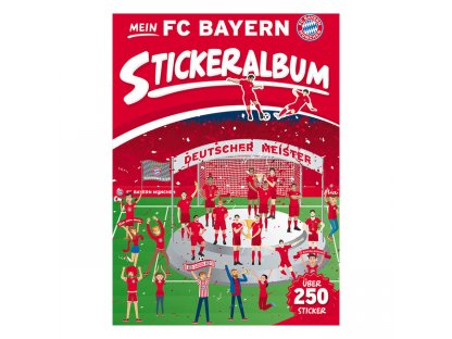 Matricák albumban FC Bayern München, piros