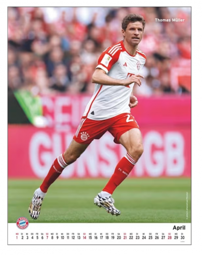 falinaptár FC Bayern München