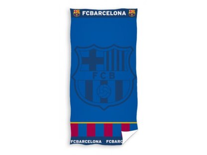 Strandtörölköző FC BARCELONA - BLUE / 70 x 140 cm