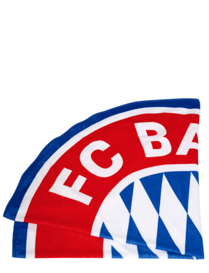 Osuška plážová FC Bayern München - Logo XXL, červená/bílá/modrá 2