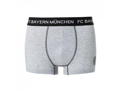Pánské boxerky Retro set 2 ks FC Bayern München, černé a šedé