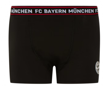 Férfi boxeralsó szett 2 db FC Bayern München, fekete és piros 2
