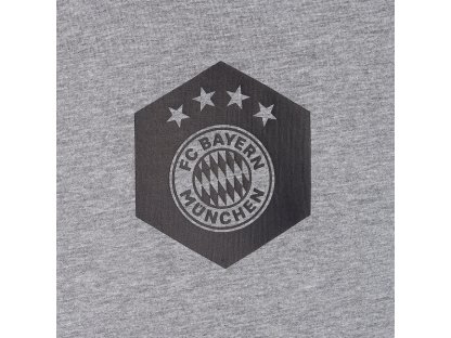 Pánske tričko Black Sign FC Bayern München, šedá-  melange