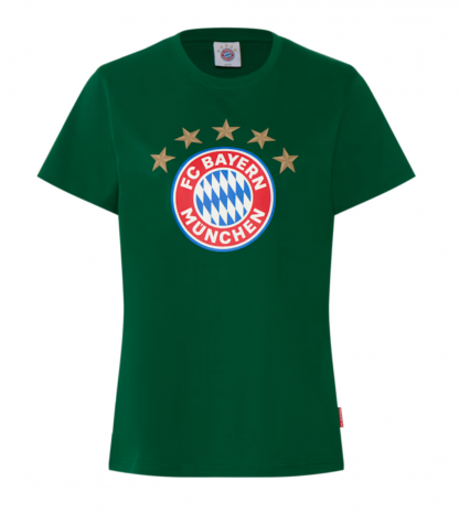 Férfi póló FC Bayern München LOGO zöld