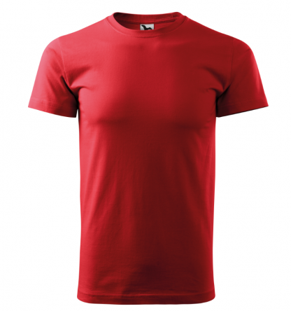 Pánske tričko Heavy New - červené 2