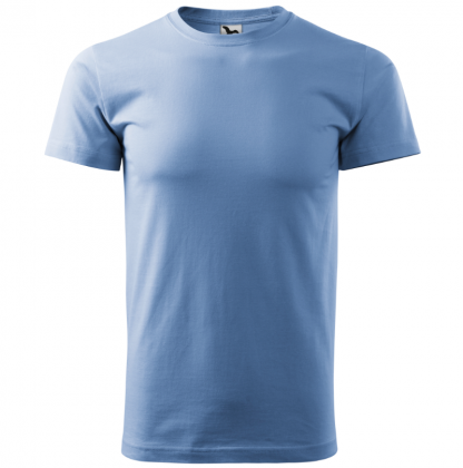 Pánske tričko Heavy New - nebesky modré