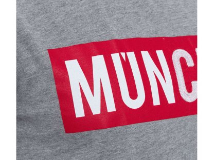 Pánske tričko München FC Bayern München, sivé
