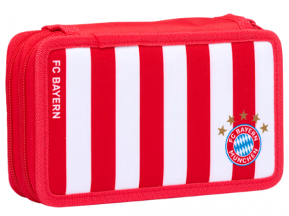 penál FC Bayern München STRIPE dvoupatrový plněný