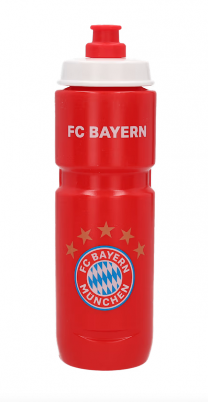 Plastová láhev na pití s logem FC Bayern München, červená, 0,75l