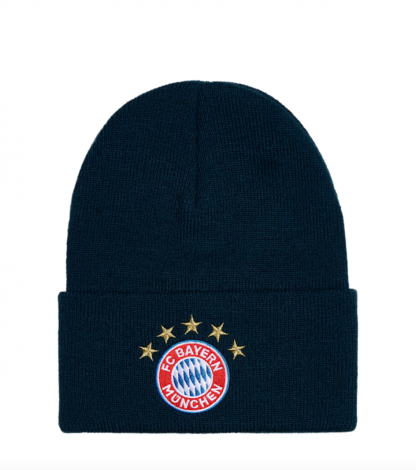 detská pletená čiapka FC Bayern München, modrá