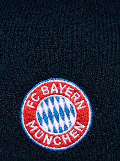 dětská pletená čepice oboustranní FC Bayern München, modrá, červená