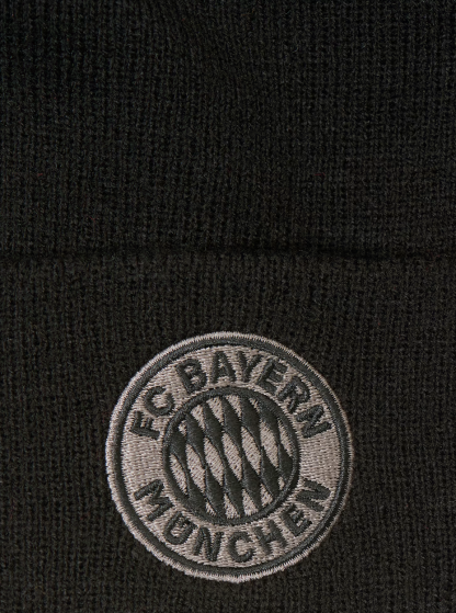 pletená čiapka Unisex FC Bayern München, čierna 2