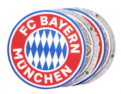 Podložky na židle Rekordmeister 4 ks FC Bayern München
