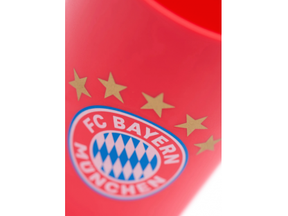 Pohár fogkeféhez és a fogkrémhez FC Bayern München, piros