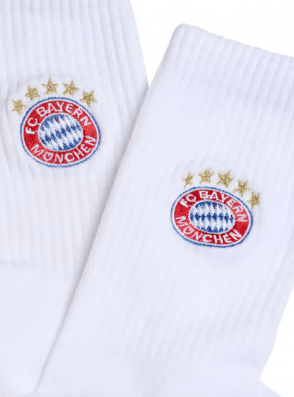 zokni - 3 pár FC Bayern München, fehér 2