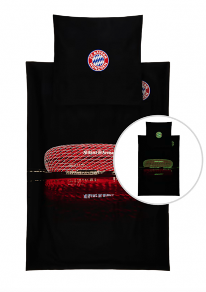 Posteľné obliečky ARENA svietiace FC Bayern München 2