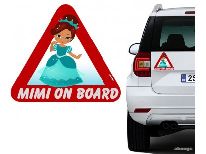 autómatrica fényvisszaverő szöveggel - hercegnő Mimi