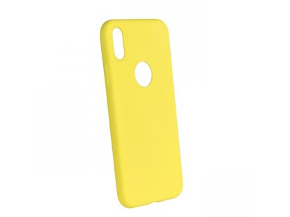 silikonové pouzdro SOFT na Apple iPhone X - žluté